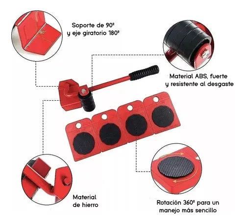 🏋️‍♂️ LiftPro™ | Elevador de Muebles con Rodillo